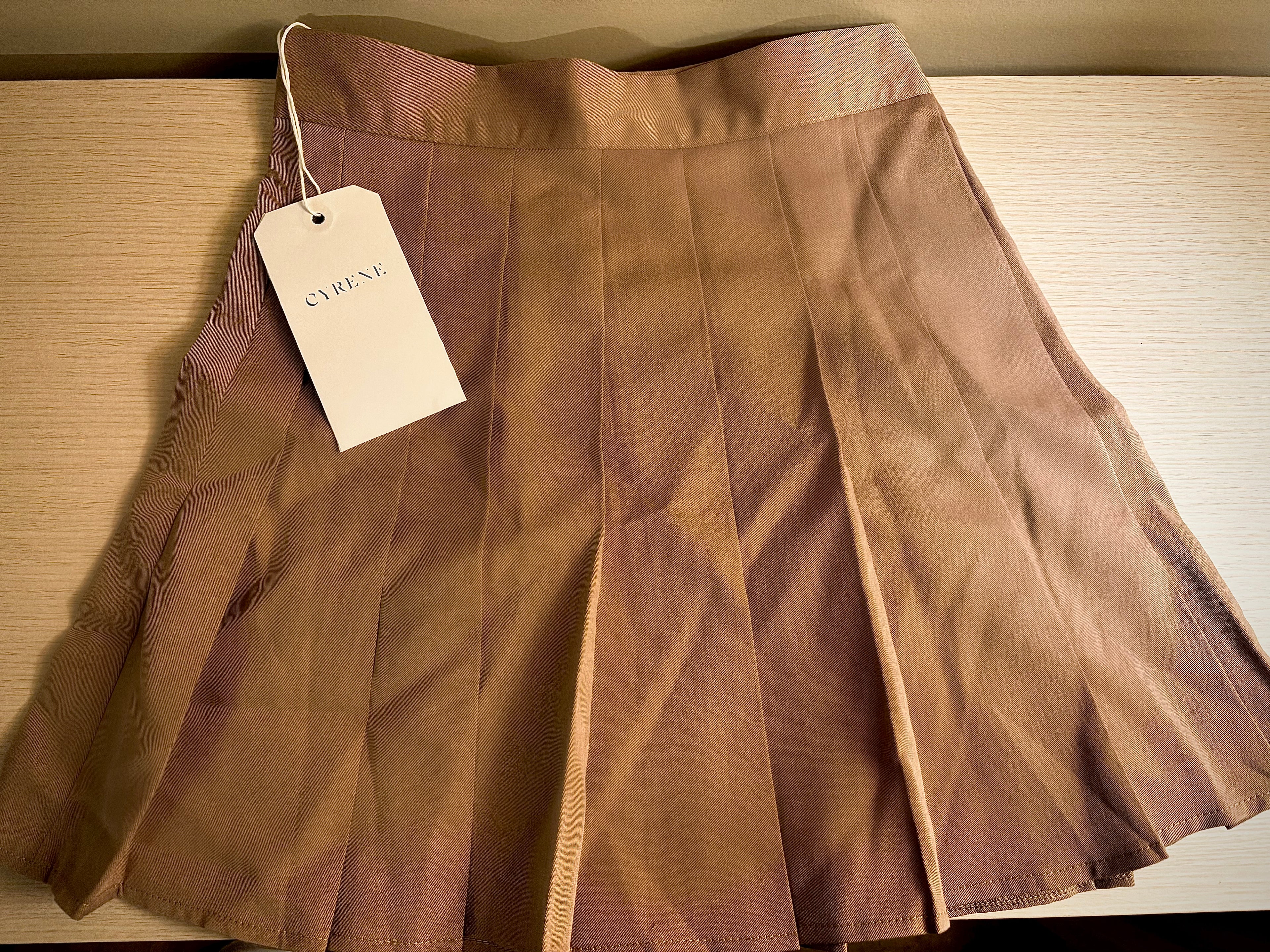 CYRENE LINEN MINISKIRT